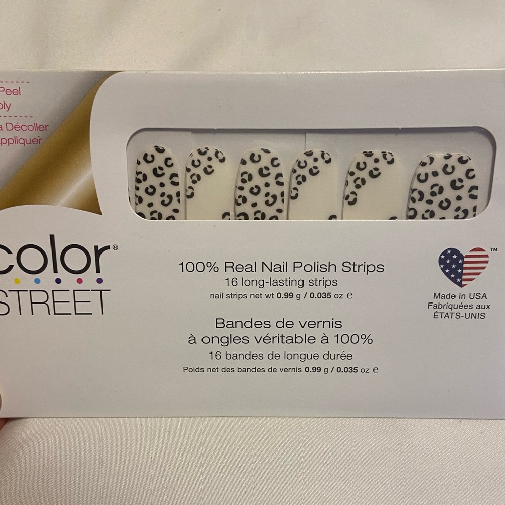 NWT Color Street Nail Strips - Spot On Leopard/Cheetah Print